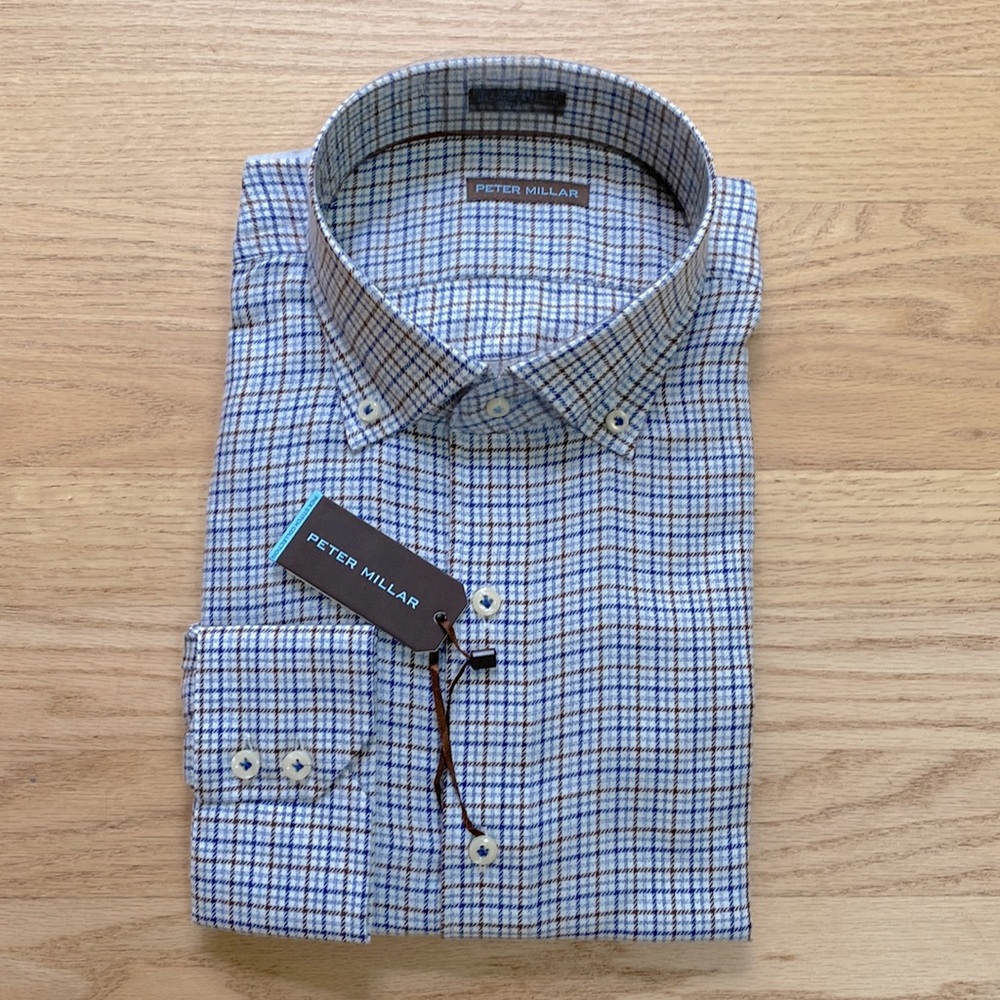 Peter Millar Cotton/Cashmere Buttondown